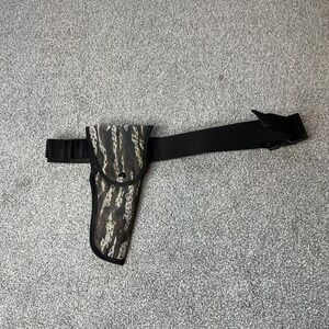 Allen Camo Nylon Belt Holster Brown Hunting Handgun Pistol Field‎ OWB Ammo Loops